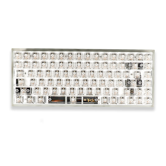 YMDK Blank PC Transparent 116 Keycaps（Cherry Profile Backlit）