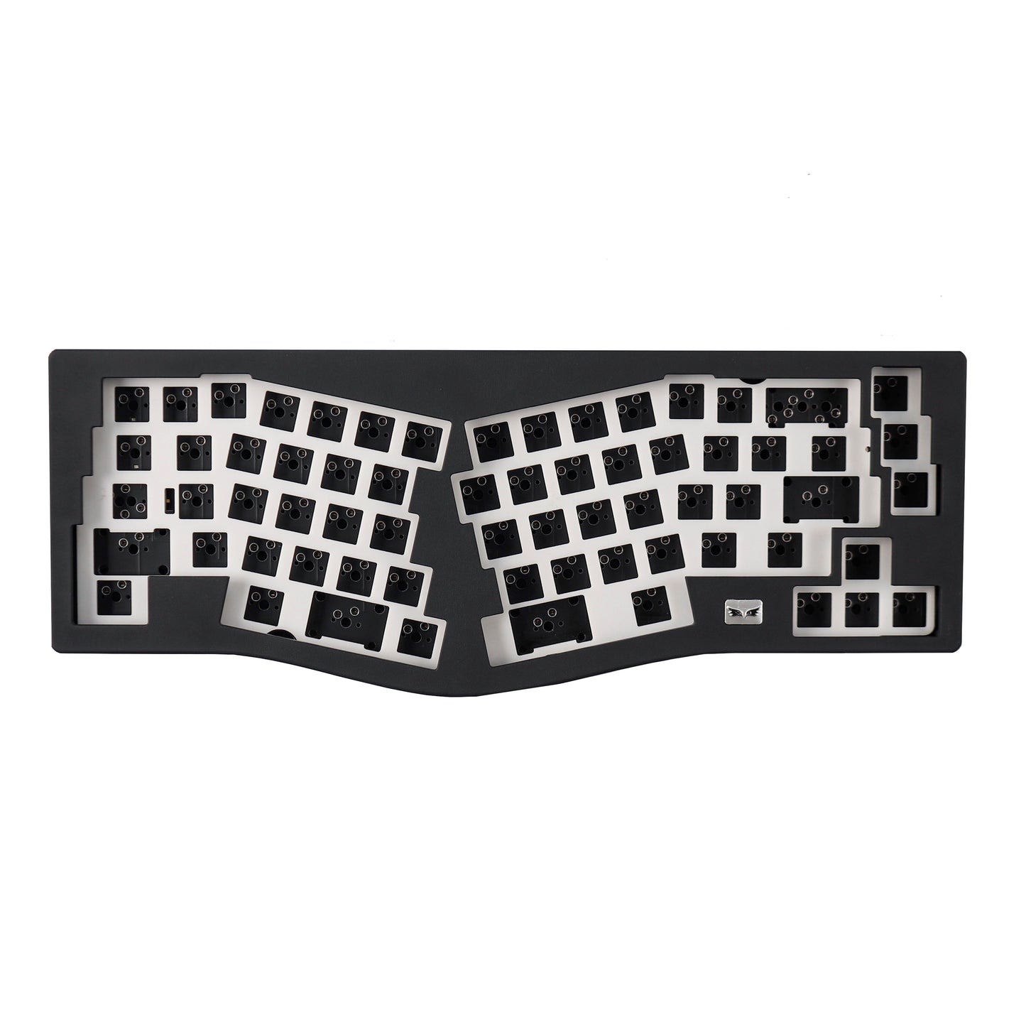 YMDK Wings Ble Bluetooth Wired Retro Hot Swappable Alice Gasket Mechanical Keyboard Kit( VIA Type C PCB Plastic Case )