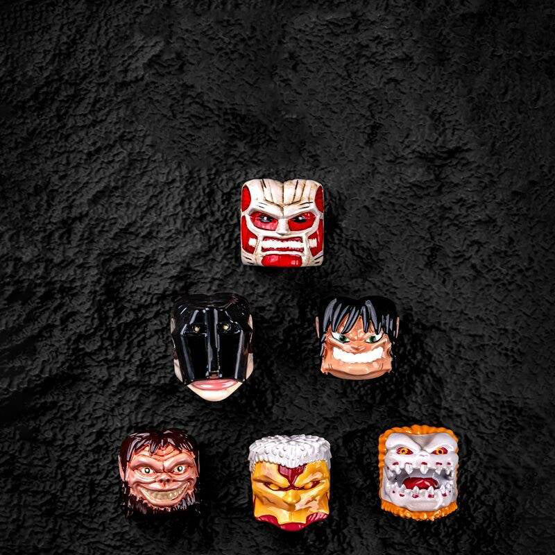 YMDK Devil Personalized Keycap Cool Novel Key Caps Resin for MX Switches Mechanical Keyboard