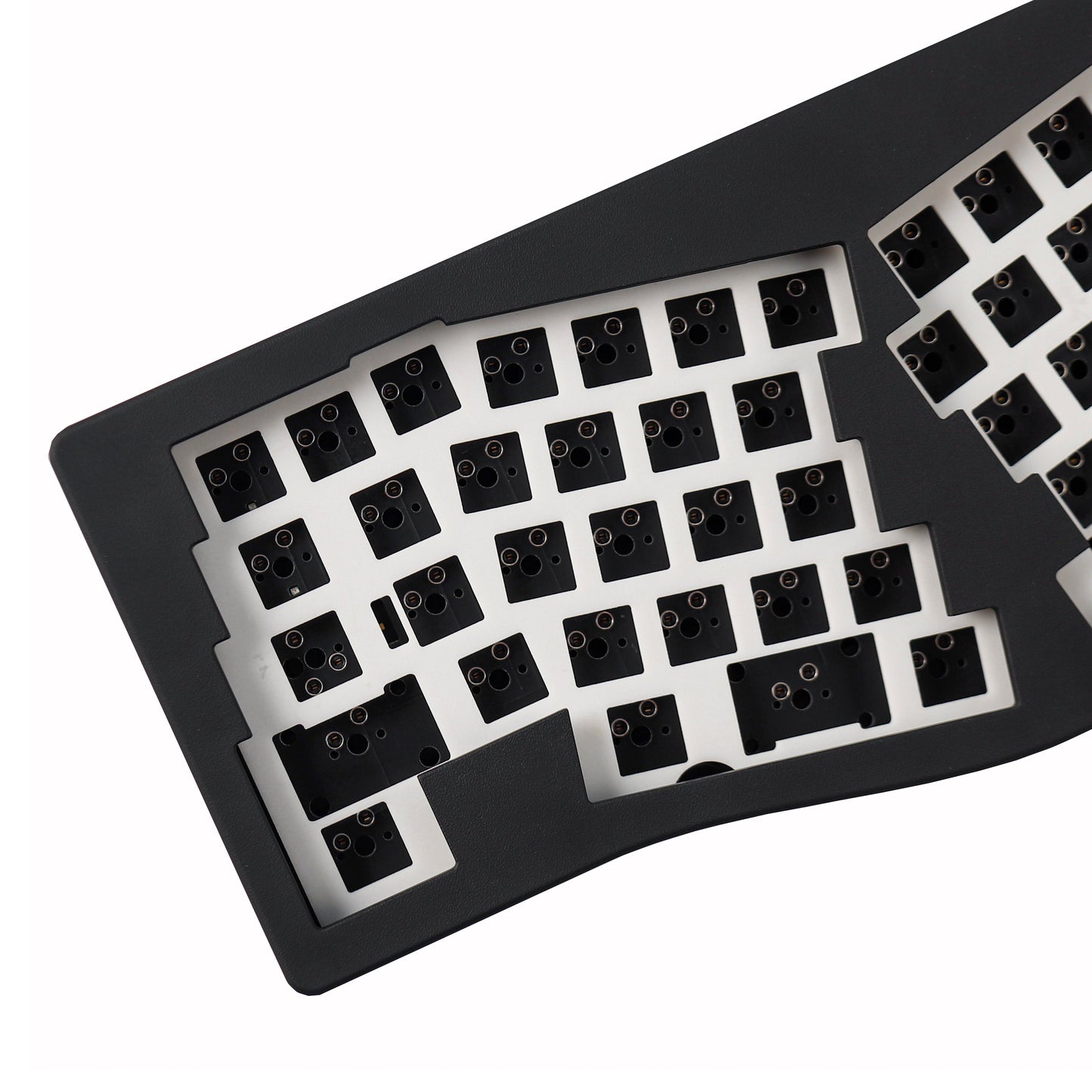 YMDK Wings Ble Bluetooth Wired Retro Hot Swappable Alice Gasket Mechanical Keyboard Kit( VIA Type C PCB Plastic Case )