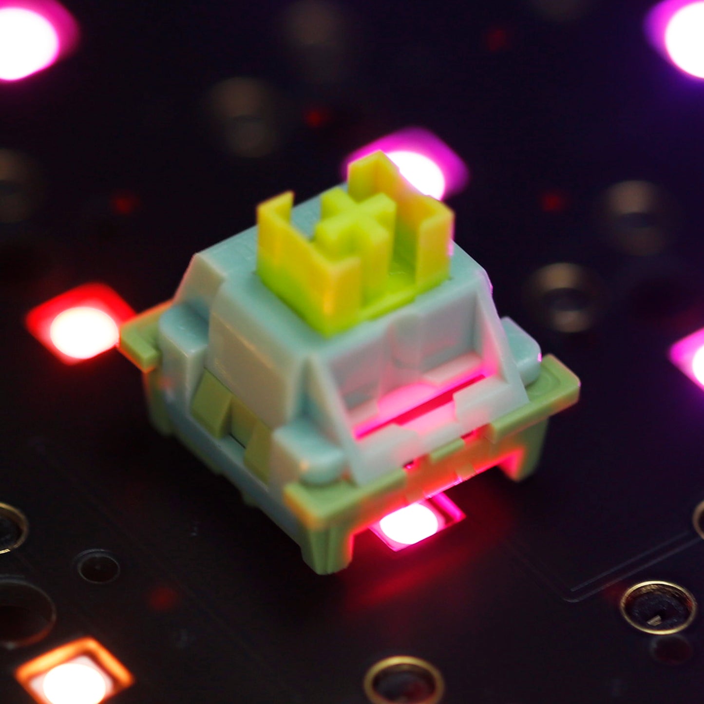 Outemu SMD RGB 5 pin Panda Silent Peach Lemon MX Switch OTM For GK61 GK64 MX Mechanical keyboard