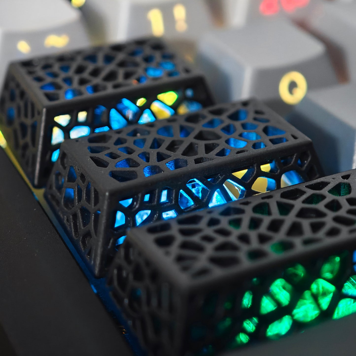 YMDK Bird Nest Theme Resin Material Shine Through Translucent Novelty Keycap Custom Mechanical Keyboard MX Switch Mechanical Keyboard