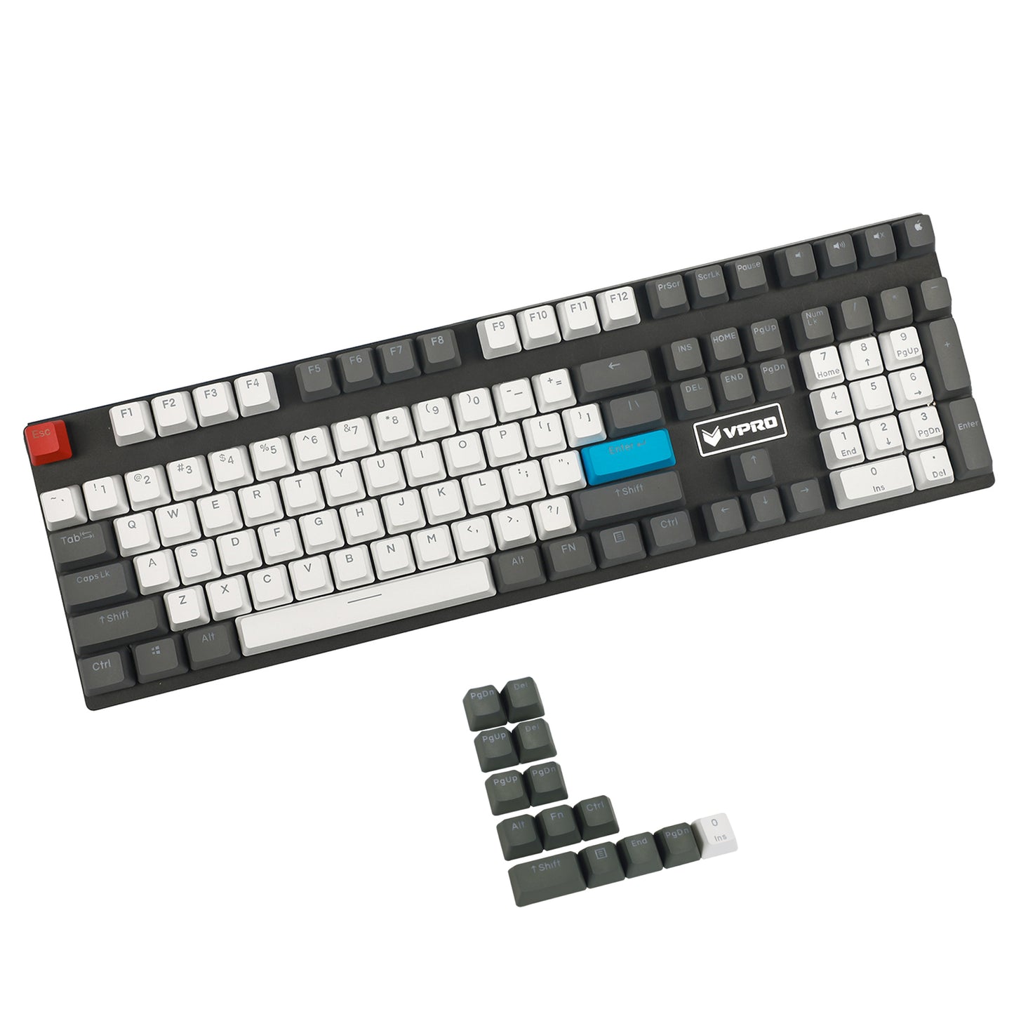 Wholesale Keycaps——YMDK OEM Profile 122 Top Backlit Keycap(20 pcs)