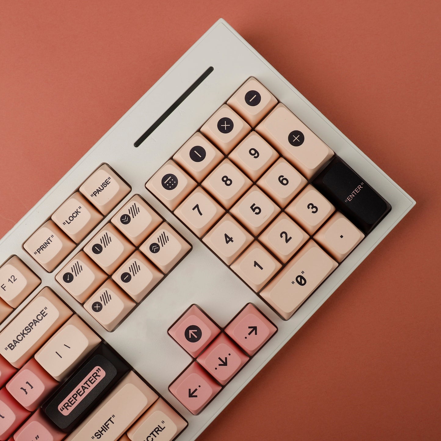 YMDK Plastic Love Valentine Pink Theme 144 Keycaps(ZDA Profile XDA v2 Dye Sub PBT For 104 TKL 60% 96 84 68 64)