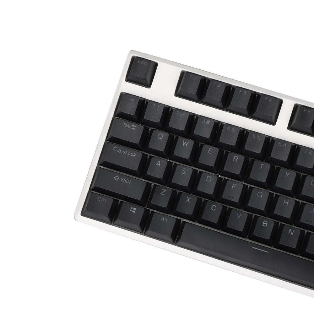 YMDK White Backlit 108 Keycaps(Cherry Profile Double Shot Shine Through/108 TKL 61 Using)