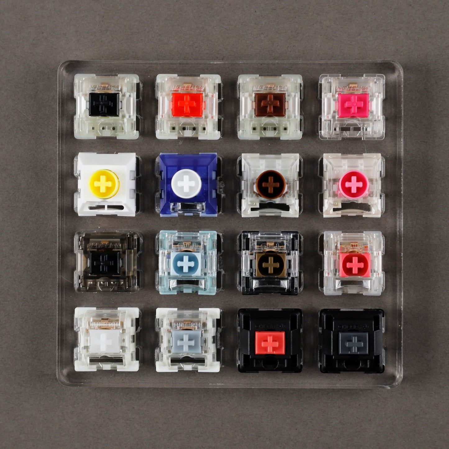 Silent Switch Tester 16 Key Mx Switches Cherry Gateron Kailh Outemu TTC Silent Switches Shaft Testing Tool Switch Tester
