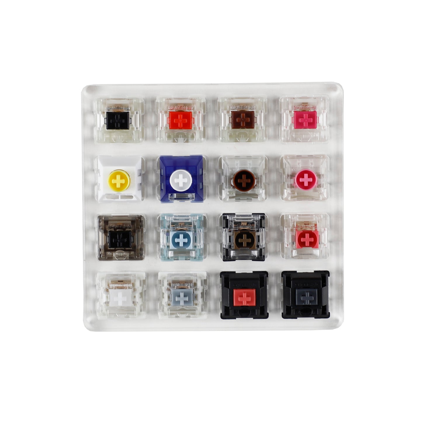 Silent Switch Tester 16 Key Mx Switches Cherry Gateron Kailh Outemu TTC Silent Switches Shaft Testing Tool Switch Tester