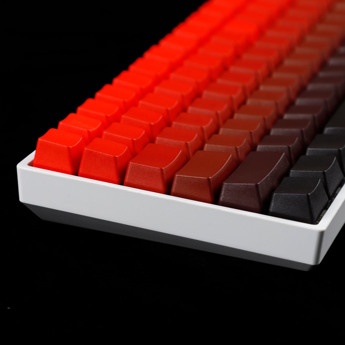 124 Purple/Red Gradient Blank Keycaps(OEM Profile PBT 1.5mm/108 104 96 87 61 68 NJ80 GMMK 84 KBD75 KBD67 XD64 GK64 Using)
