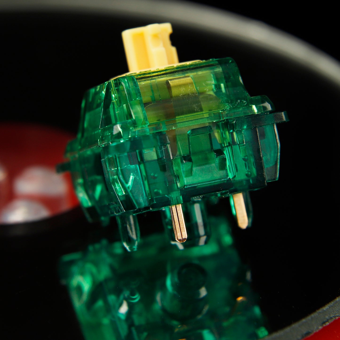 Gateron Beer Switch Green DIY Mechanical Keyboard Switches(Factory Pre Lubed Tactile 5 Pin SMD RGB )