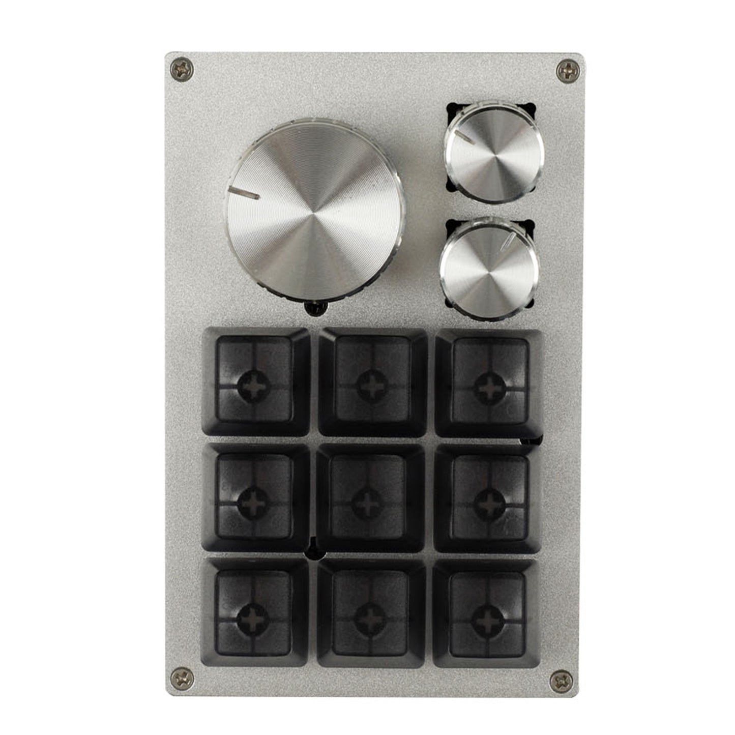 YMDK 12 Key CNC Aluminum Hotswap RGB Knob Support VIA VIAL Macro MX Switches Mechanical Keyboard Numpad For Gaming Photoshop