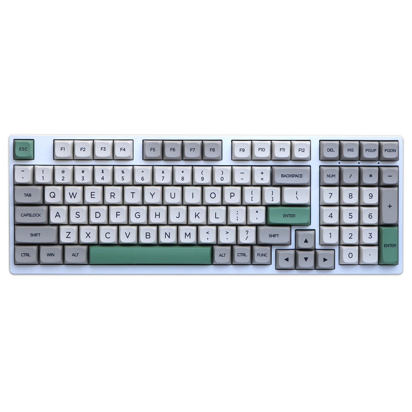 YMDK Retro 9009 XDA Profile 142 Key English Korean Dye Sub Custom DIY Keycaps for 75/87/98/104/108 MX Mechanical Keyboard