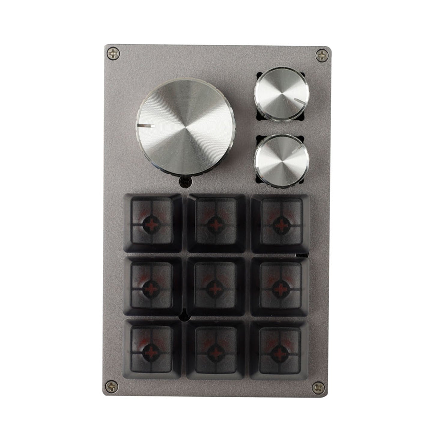 YMDK 12 Key CNC Aluminum Hotswap RGB Knob Support VIA VIAL Macro MX Switches Mechanical Keyboard Numpad For Gaming Photoshop