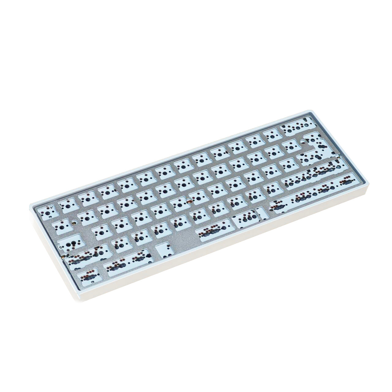 YMDK Customized YMD60XS GH60 DIY Kit Aluminum CNC Case Plate Bluetooth Soldering PCB For 60% ANSI ISO Mechanical Keyboard Kit