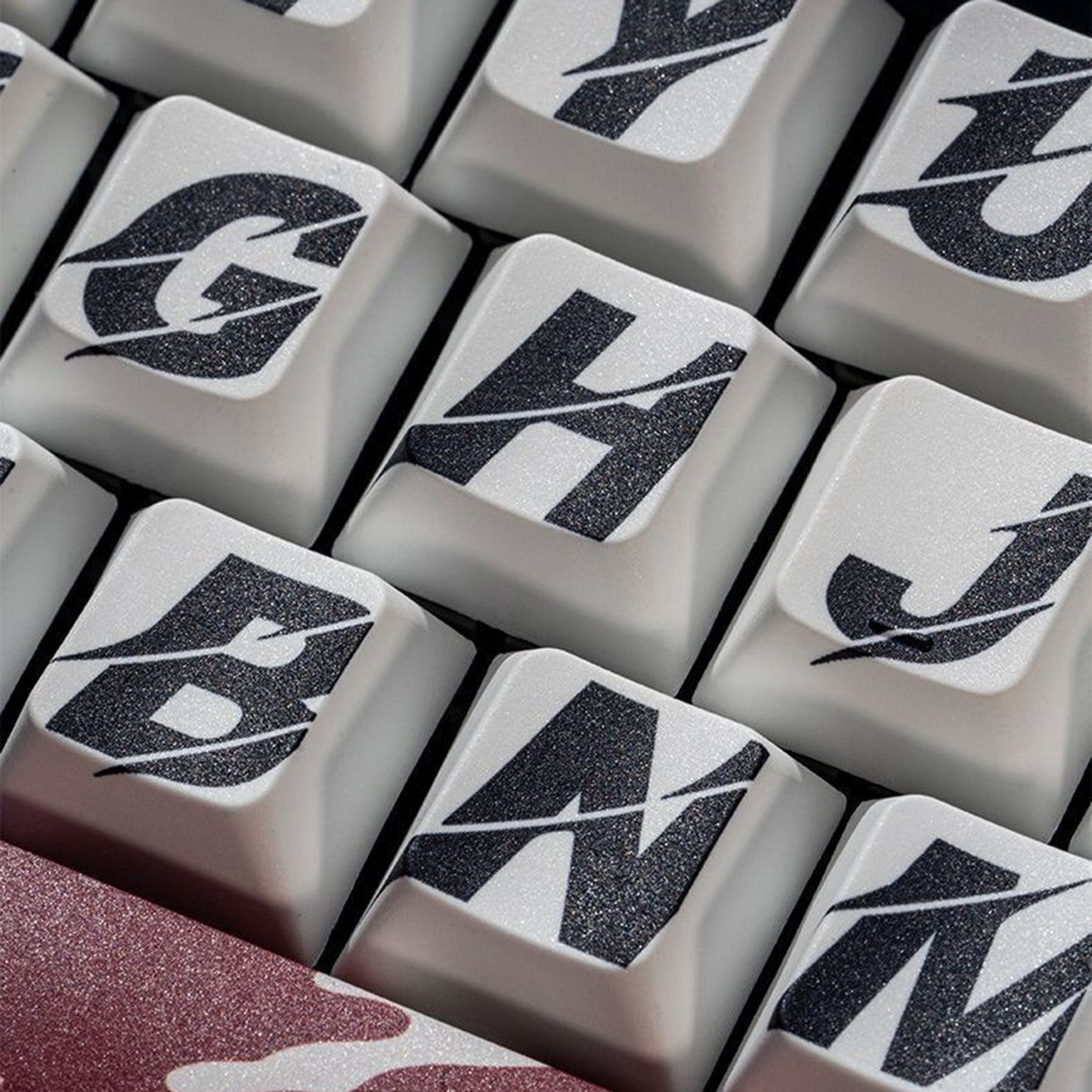 YMDK Lightning Theme Keycaps 142 Keys Cherry Profile PBT PC Material for Mechanical Keyboard