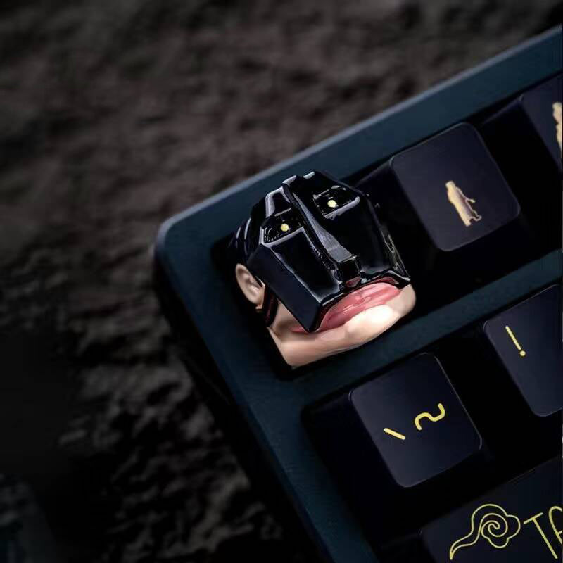 YMDK Devil Personalized Keycap Cool Novel Key Caps Resin for MX Switches Mechanical Keyboard