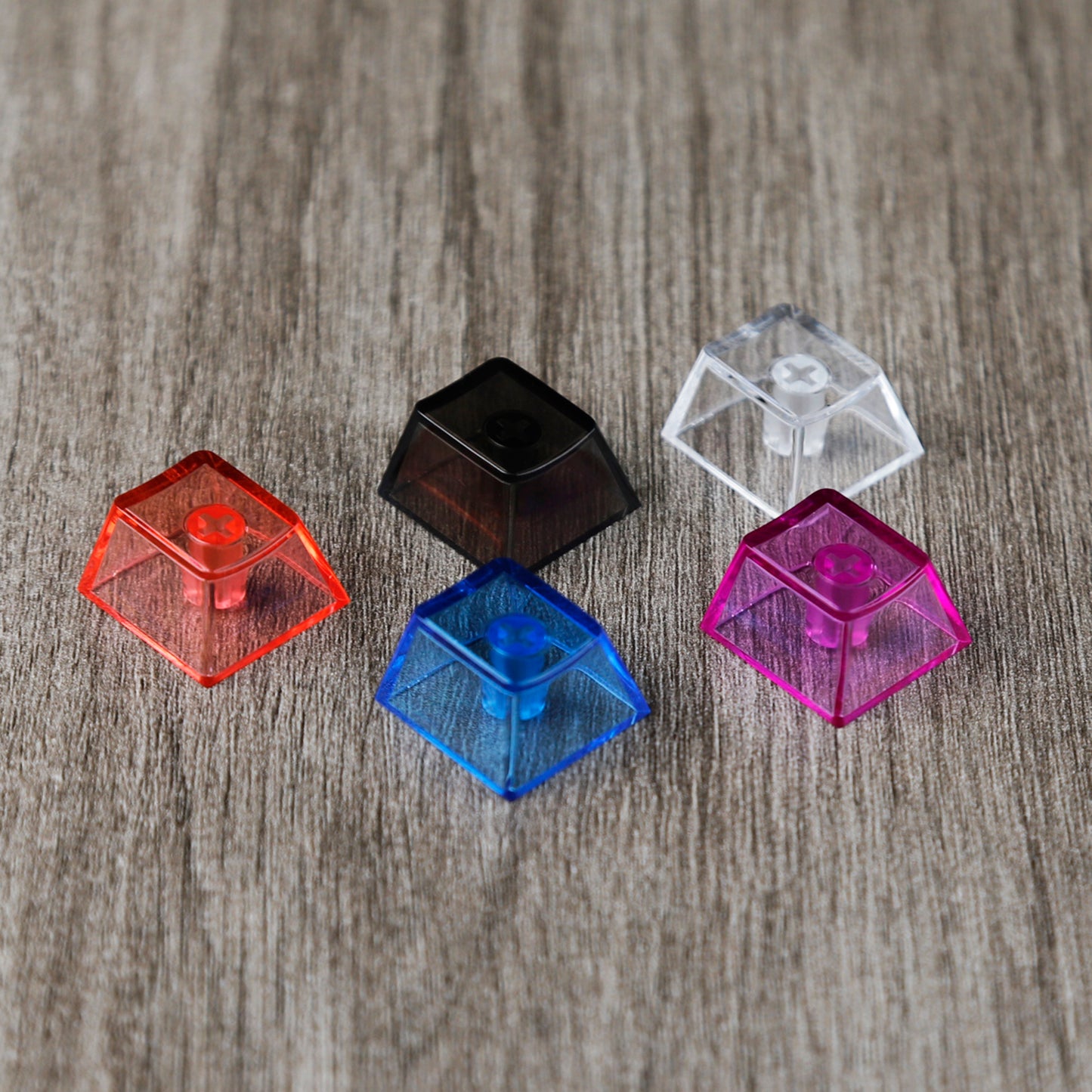 800pcs Black White Clear 1u Cherry Profile Keycaps Wholesale(PC Material)