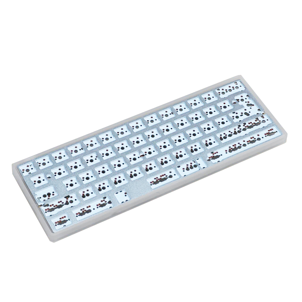 YMDK Customized YMD60XS GH60 DIY Kit Aluminum CNC Case Plate Bluetooth Soldering PCB For 60% ANSI ISO Mechanical Keyboard Kit