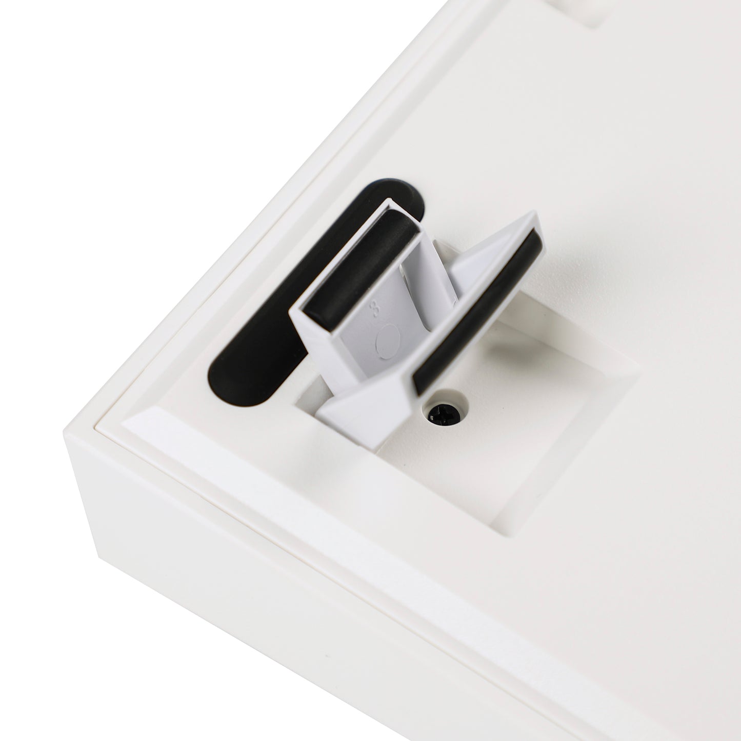 GK980 Plastic Triple-Mode 4 Knobs Gasket RGB Hot Swappable Macro Programmable Bluetooth Wired 2.4G Mechanical Keyboard  Kit