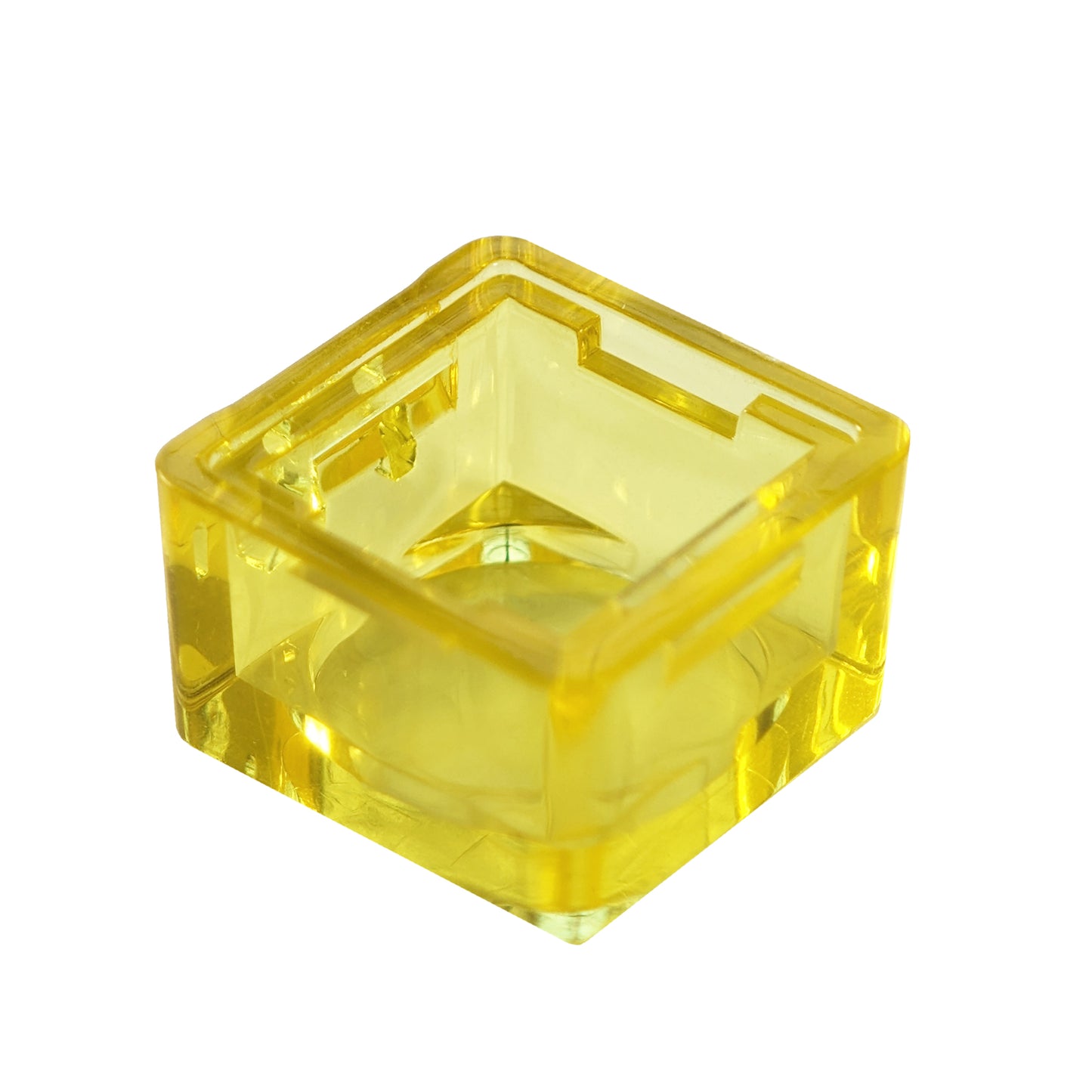 YMDK Mechanical Switch Key Toy Keychain 1U Acrylic Custom Stress Relief Gifts Toys For Keyboard Switches Tester Kit Without LED Light