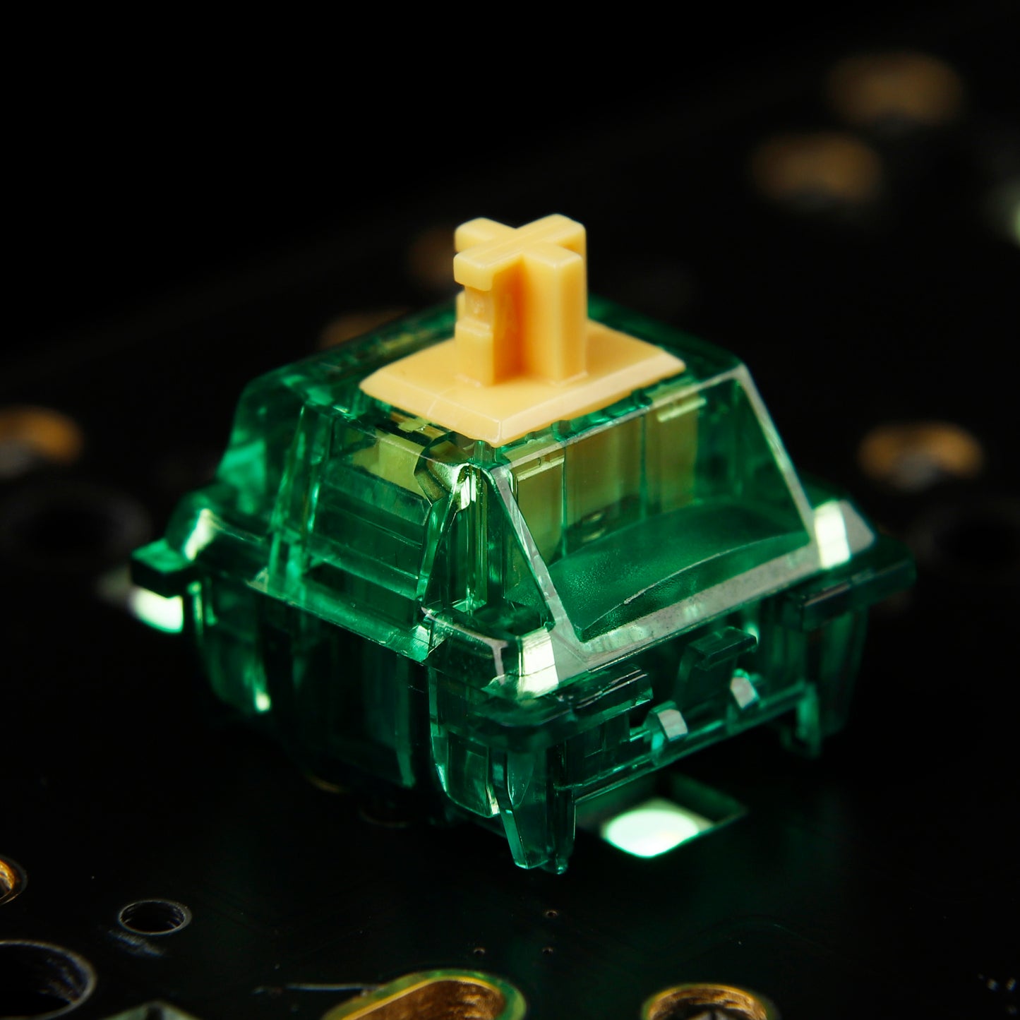 Gateron Beer Switch Green DIY Mechanical Keyboard Switches(Factory Pre Lubed Tactile 5 Pin SMD RGB )