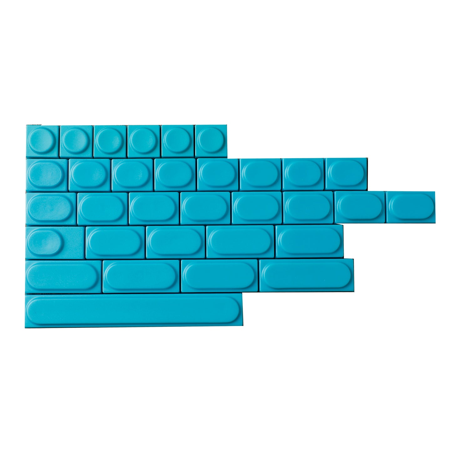 YMDK Blocks Keycap 32 Keys Modifiers Novelty Keys Keycaps Set Transparent Frosted Key Cap PC for MX Switches Mechanical Keyboard