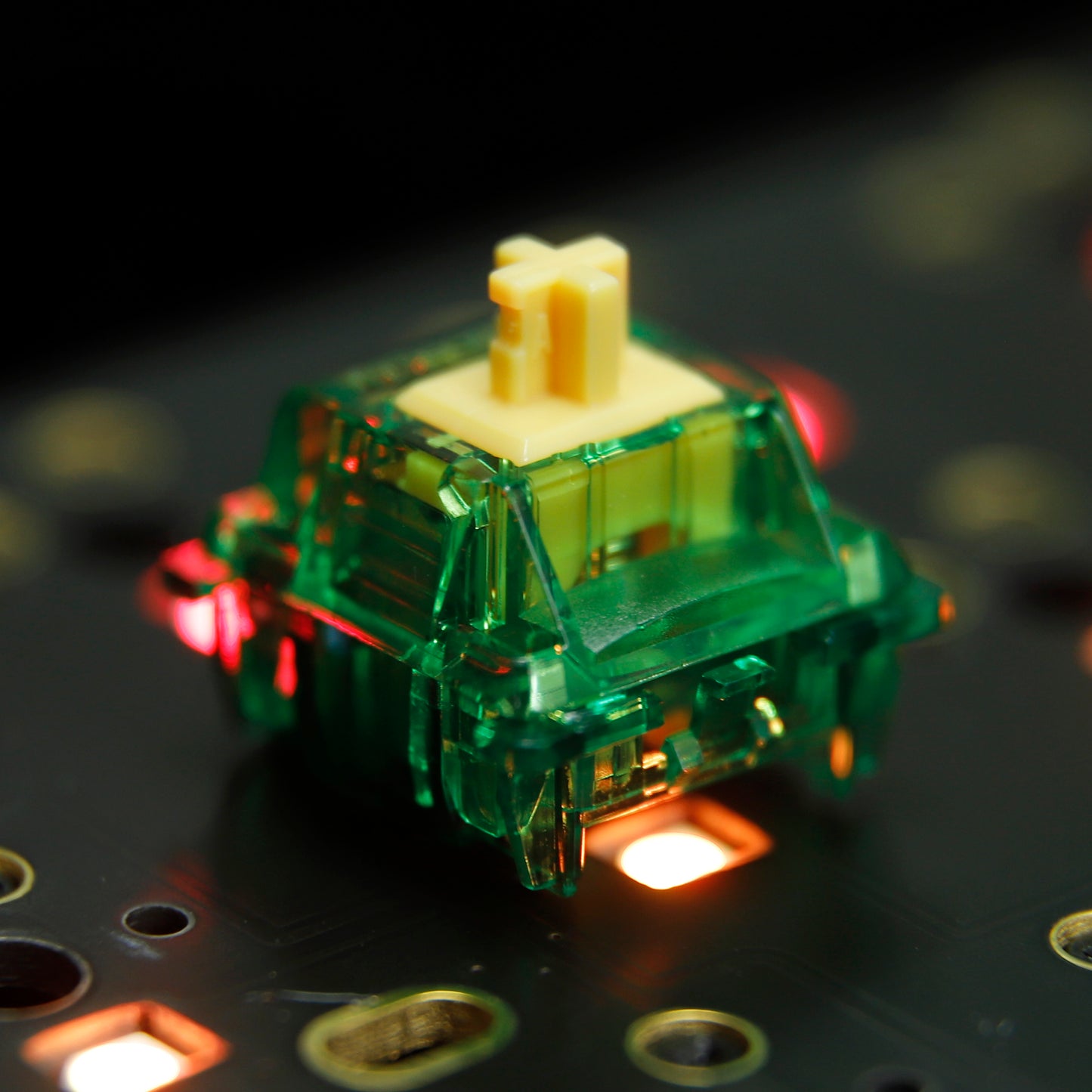Gateron Beer Switch Green DIY Mechanical Keyboard Switches(Factory Pre Lubed Tactile 5 Pin SMD RGB )