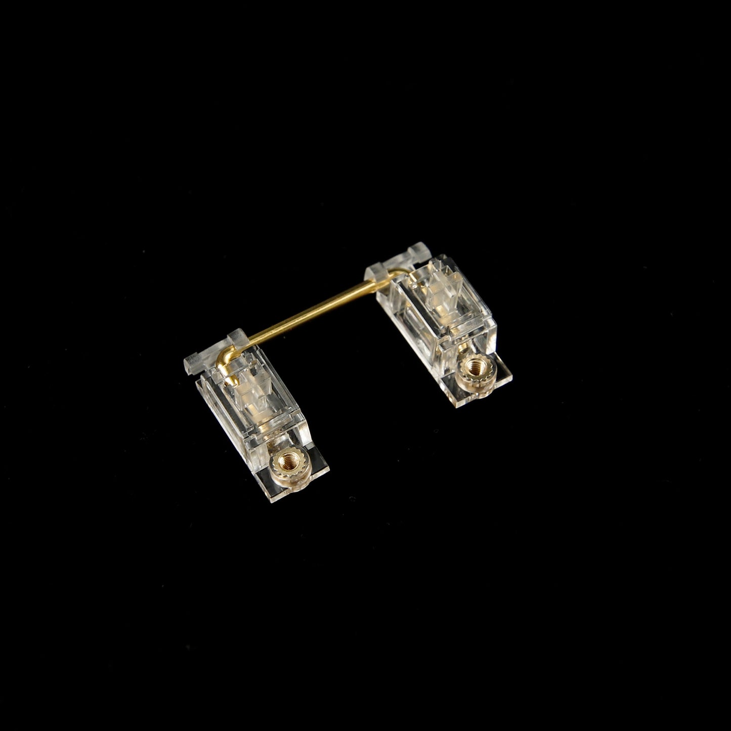 YMDK V3 Smokey PCB Mount Gold Screw in Stabilizers( No Dropping Wire for PCB)