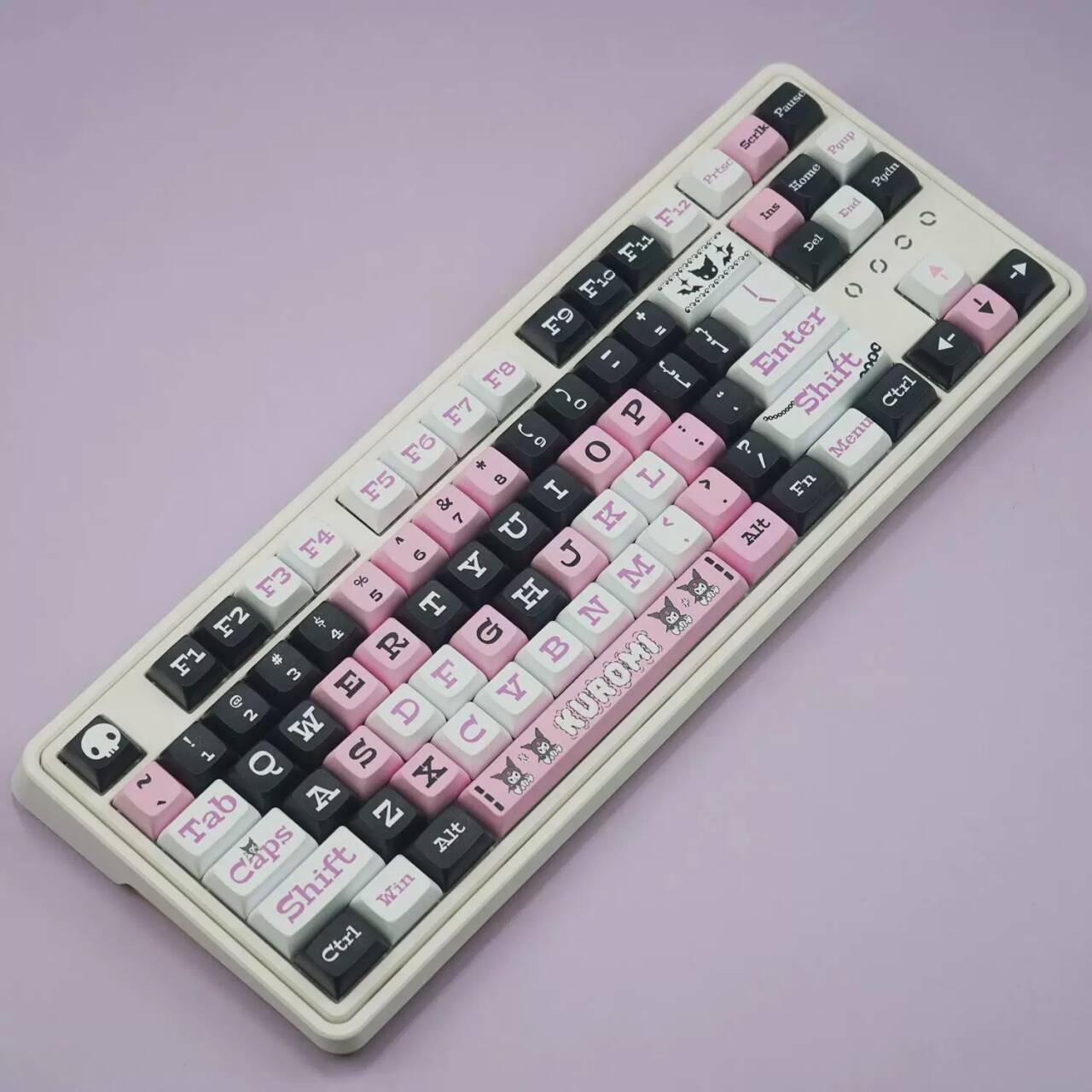 YMDK Coulomi Theme Keycaps Full Set 127 Keys PBT XDA Profile Dye Sub Key Cap for MX Mechanical Keyboard