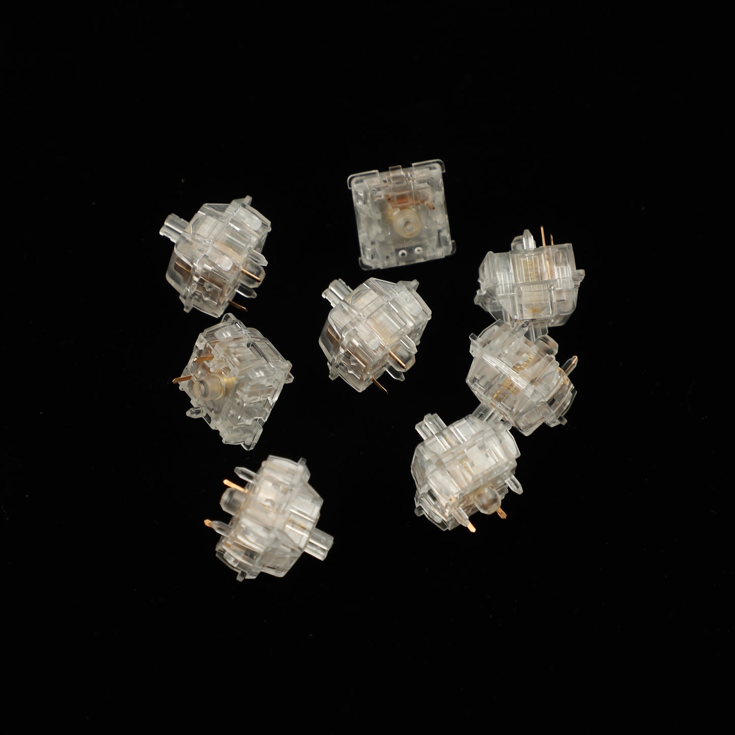 Everglide Aqua King / Water King Mechanical Keyboard Switch(MX Linear 5 Pin Switches/55g 62g 67g Clear Cover)