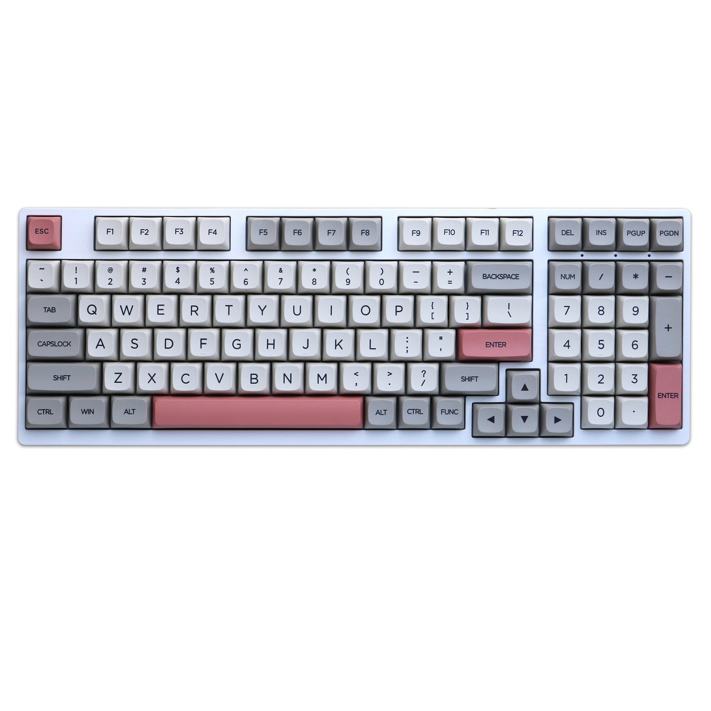 YMDK Retro 9009 XDA Profile 142 Key English Korean Dye Sub Custom DIY Keycaps for 75/87/98/104/108 MX Mechanical Keyboard