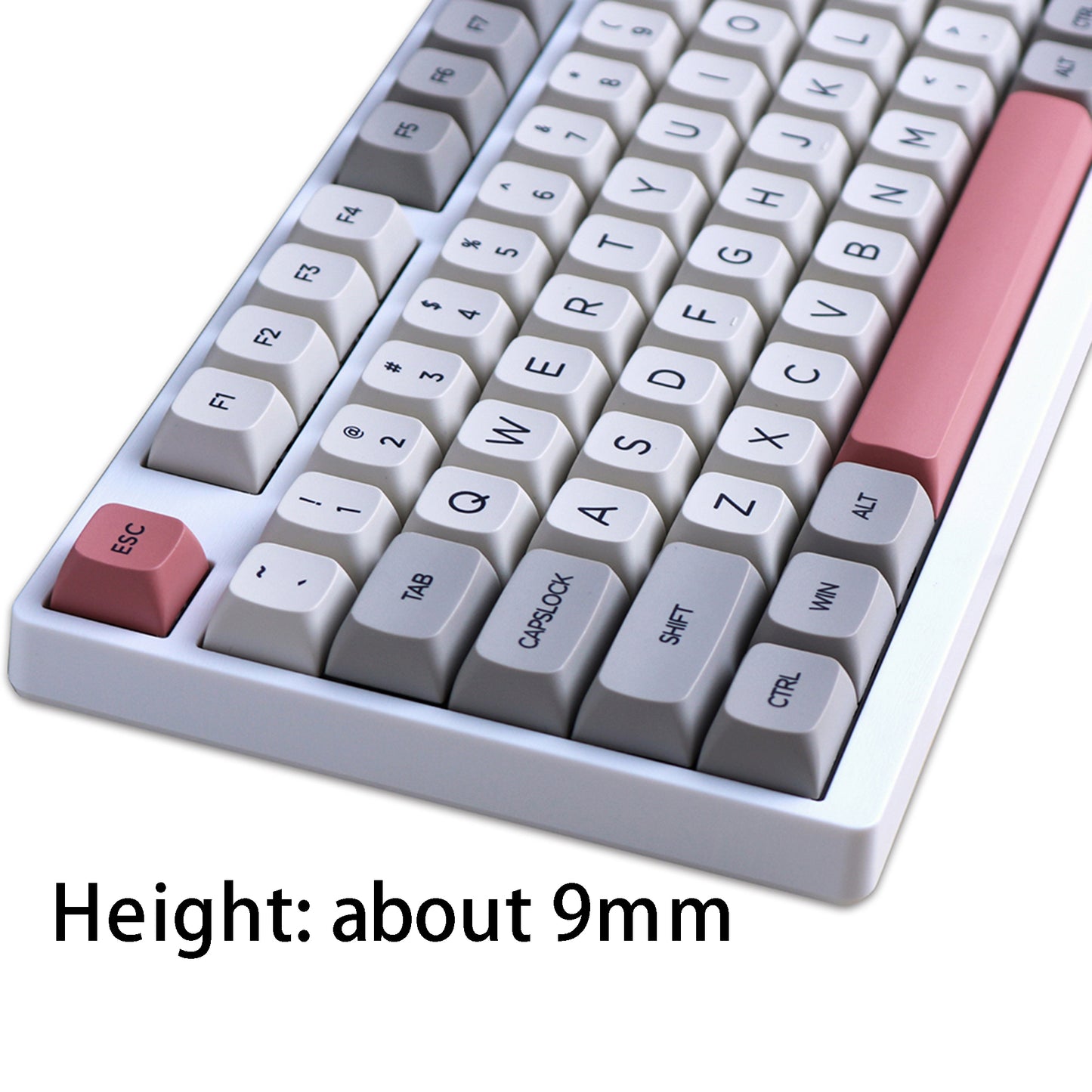 YMDK Retro 9009 XDA Profile 142 Key English Korean Dye Sub Custom DIY Keycaps for 75/87/98/104/108 MX Mechanical Keyboard