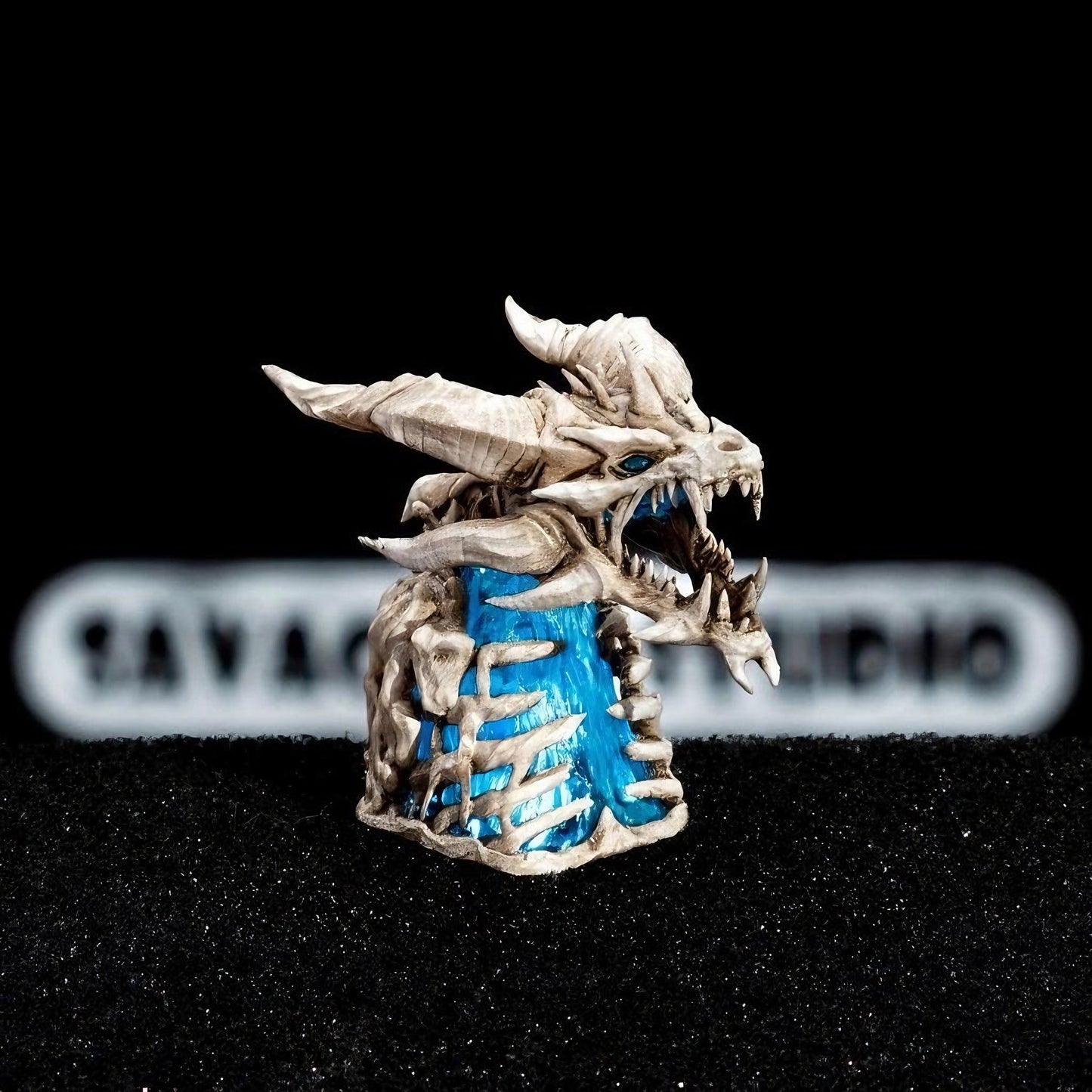 YMDK World of Warcraft Theme Personalized Keycaps Frost Dragon Cool Novel Keycap Shine Through Creative Custom for MX Mechanical Keyboard