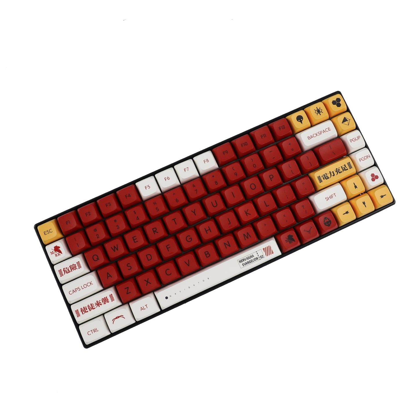 YMDK EVA 02 138 Keycaps(Dye Sub ZDA Profile PBT 1.55mm)