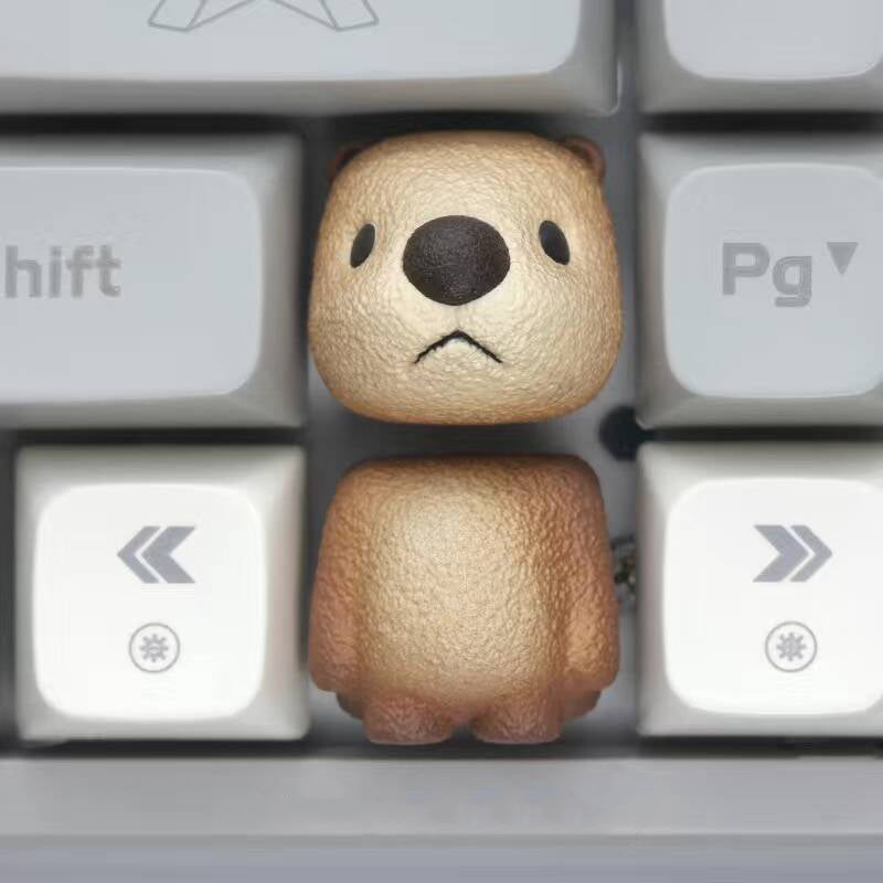 YMDK Animal Party Combination Keycaps Personalized Key Cap Cute Novel Resin Suitable for Mechanical Keyboard Up and Down Keys
