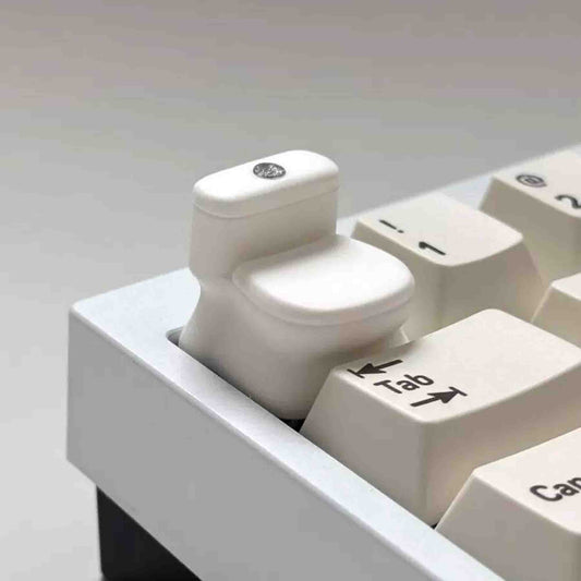 YMDK Toilet Personality Keycaps Creative Novel Homemade Cute Key Cap Resin Keycap for MX Mechanical Keyboard