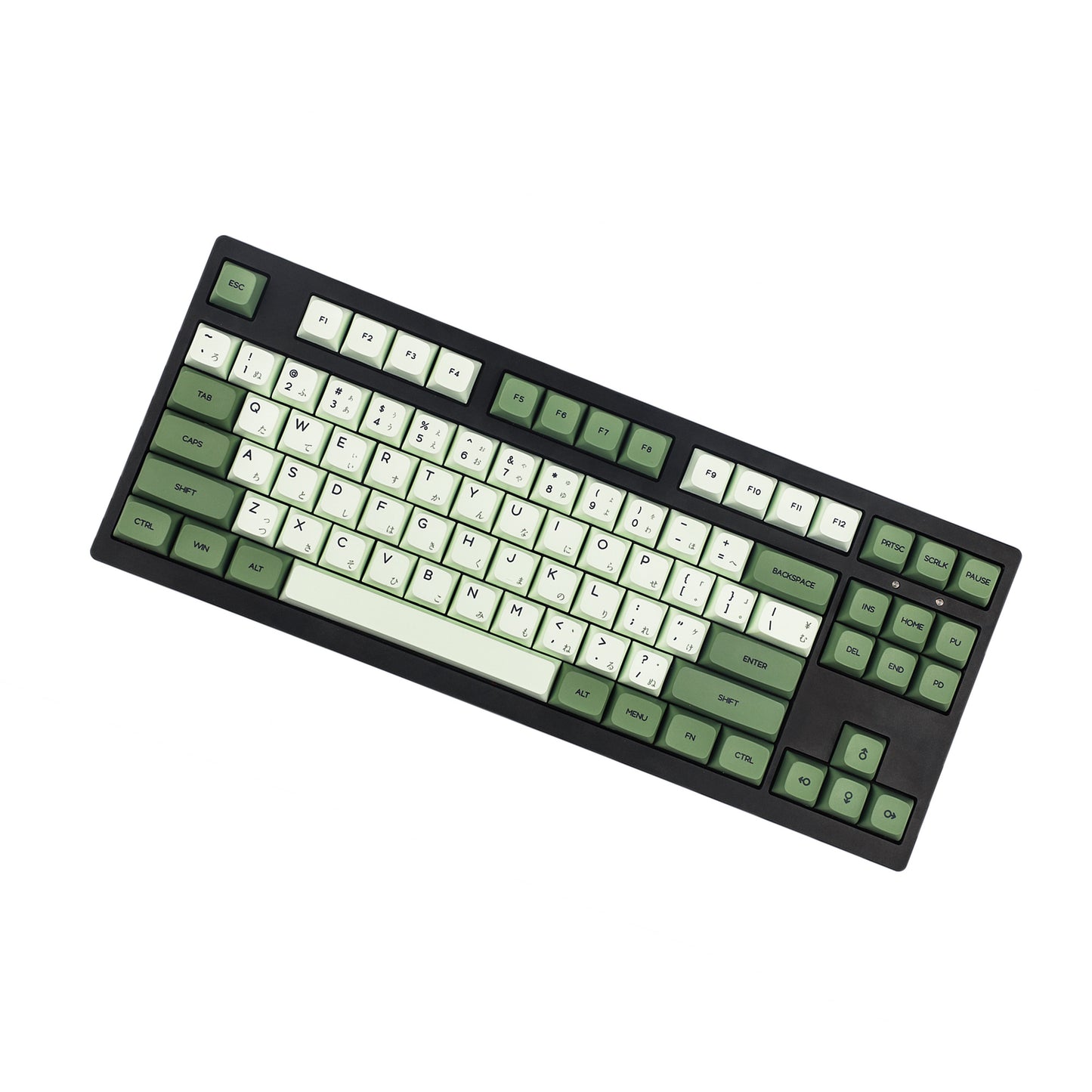 YMDK Matcha 125 Keycaps(Dye Sub ZDA Profile English Japanese Korean Russian)