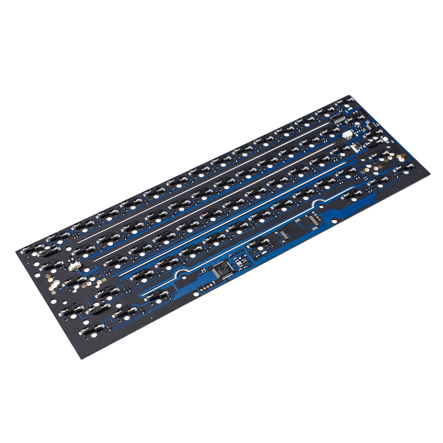 YMDK M0110 D0110 Retro 60% Mini keyboard Hot Swappable ANSI ISO Gasket Type C Detachable PCB Plastic Case FR4 Plate Mechanical Keyboard Kit( Support VIA VIAL )