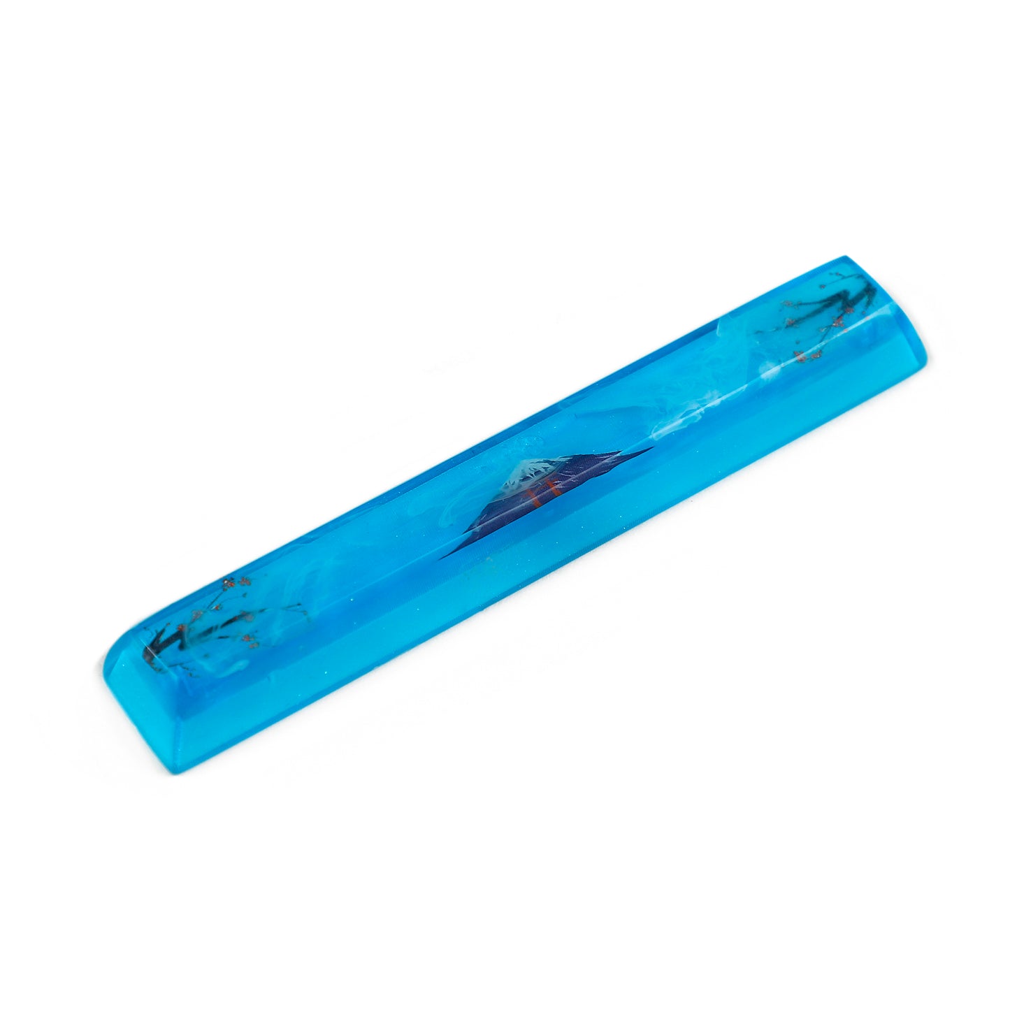 YMDK Resin Keycap Novelty Keycaps Starry Sky Fujiyama 6.25u Spacebar For Cherry Kailh Gateron TTC MX Mechanical Keyboard