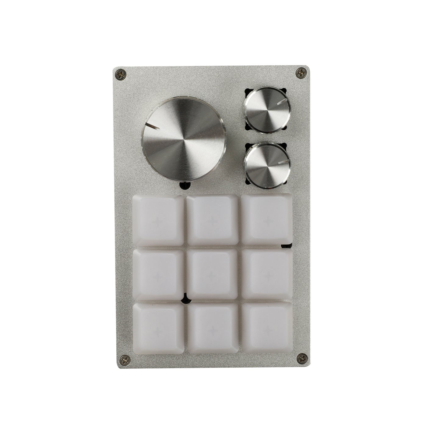 YMDK 12 Key CNC Aluminum Hotswap RGB Knob Support VIA VIAL Macro MX Switches Mechanical Keyboard Numpad For Gaming Photoshop