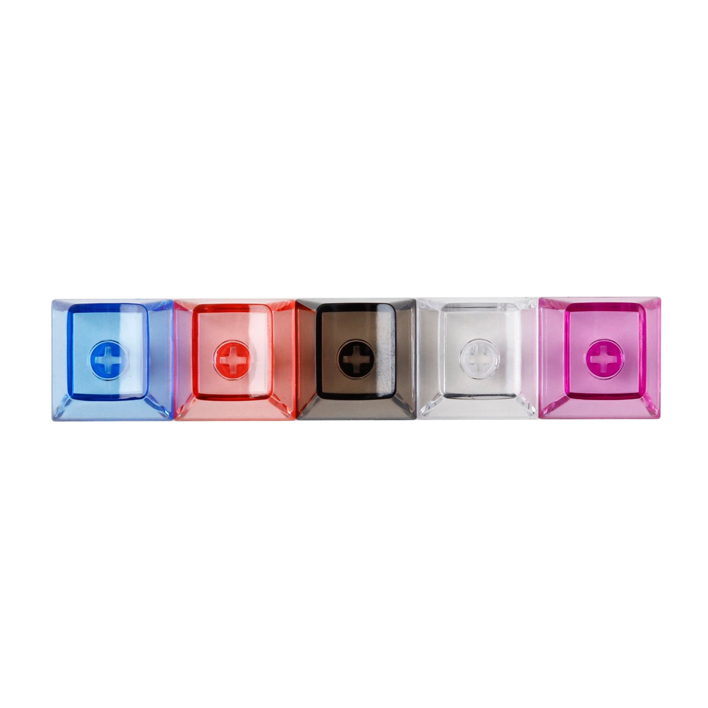 800pcs Black White Clear 1u Cherry Profile Keycaps Wholesale(PC Material)