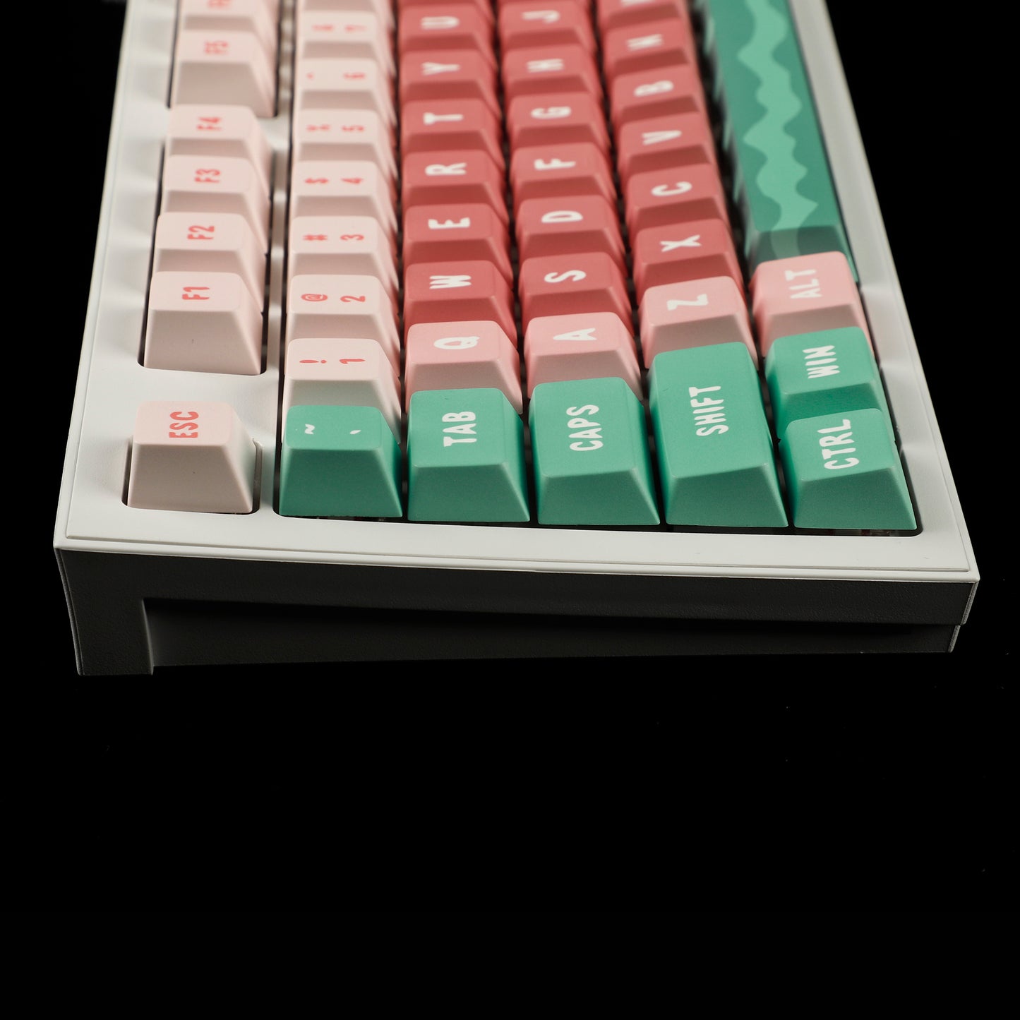 YMDK Watermelon Theme Cherry Profile 127 Keycaps(1.7mm Thick PBT Dye Sub )