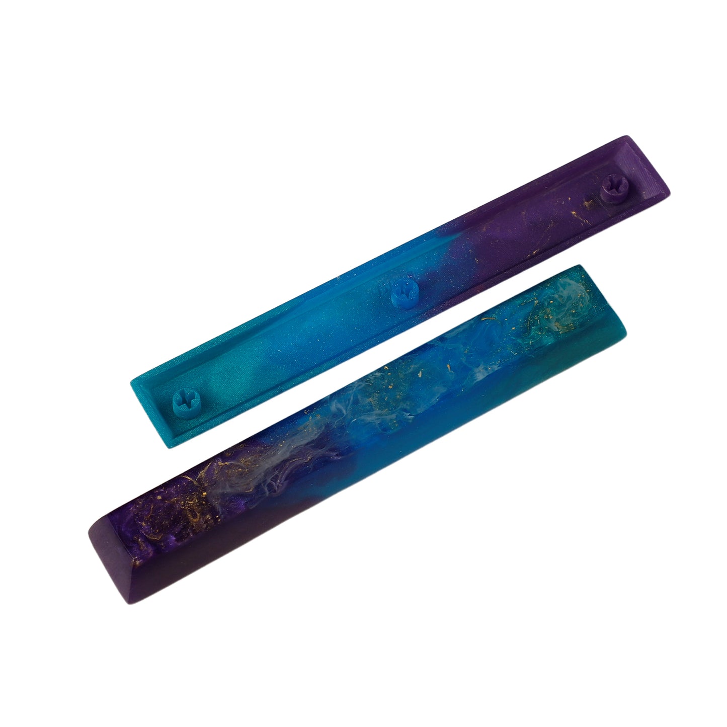 YMDK Resin Keycap Novelty Keycaps Starry Sky Fujiyama 6.25u Spacebar For Cherry Kailh Gateron TTC MX Mechanical Keyboard