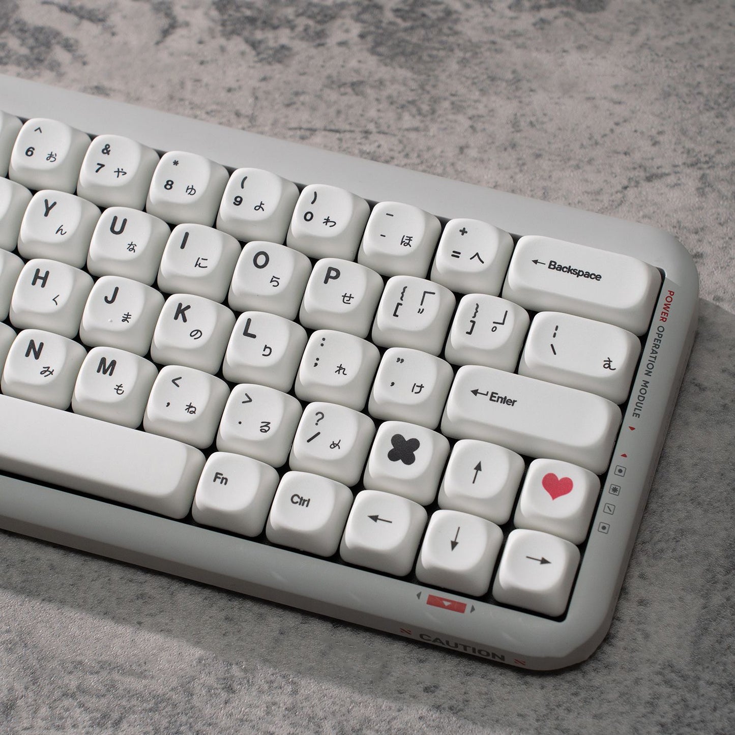 YMDK Minimalist White Keycap 129 keys MOA Profile PBT Dye Sub for MX Mechanical Keyboard 61 68 75 87 98 100 108