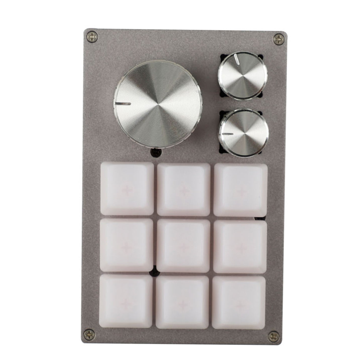 YMDK 12 Key CNC Aluminum Hotswap RGB Knob Support VIA VIAL Macro MX Switches Mechanical Keyboard Numpad For Gaming Photoshop