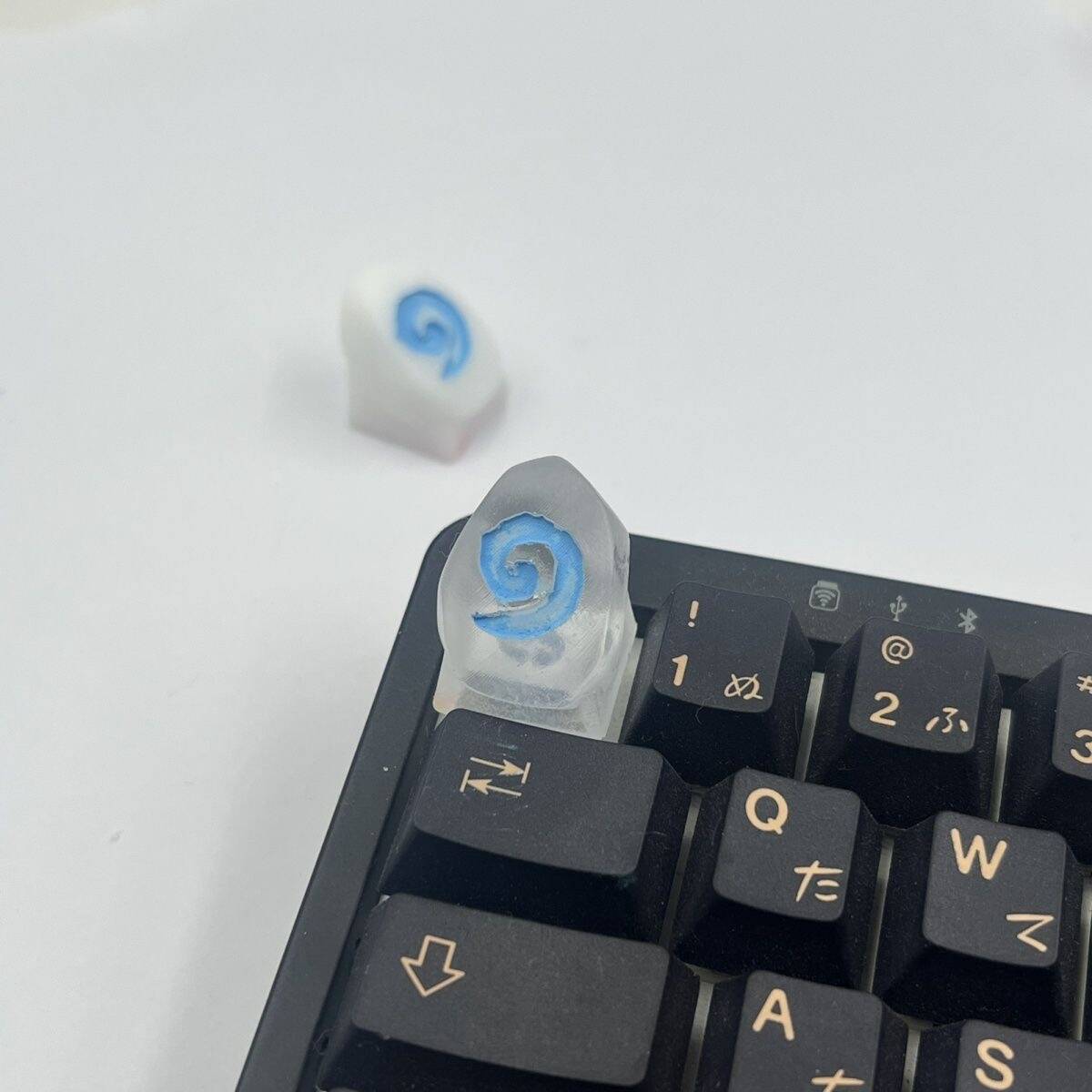YMDK Hearthstone Legend Personalized Keycaps Novel Three-dimensional Resin R4 for Mechanical Keyboard