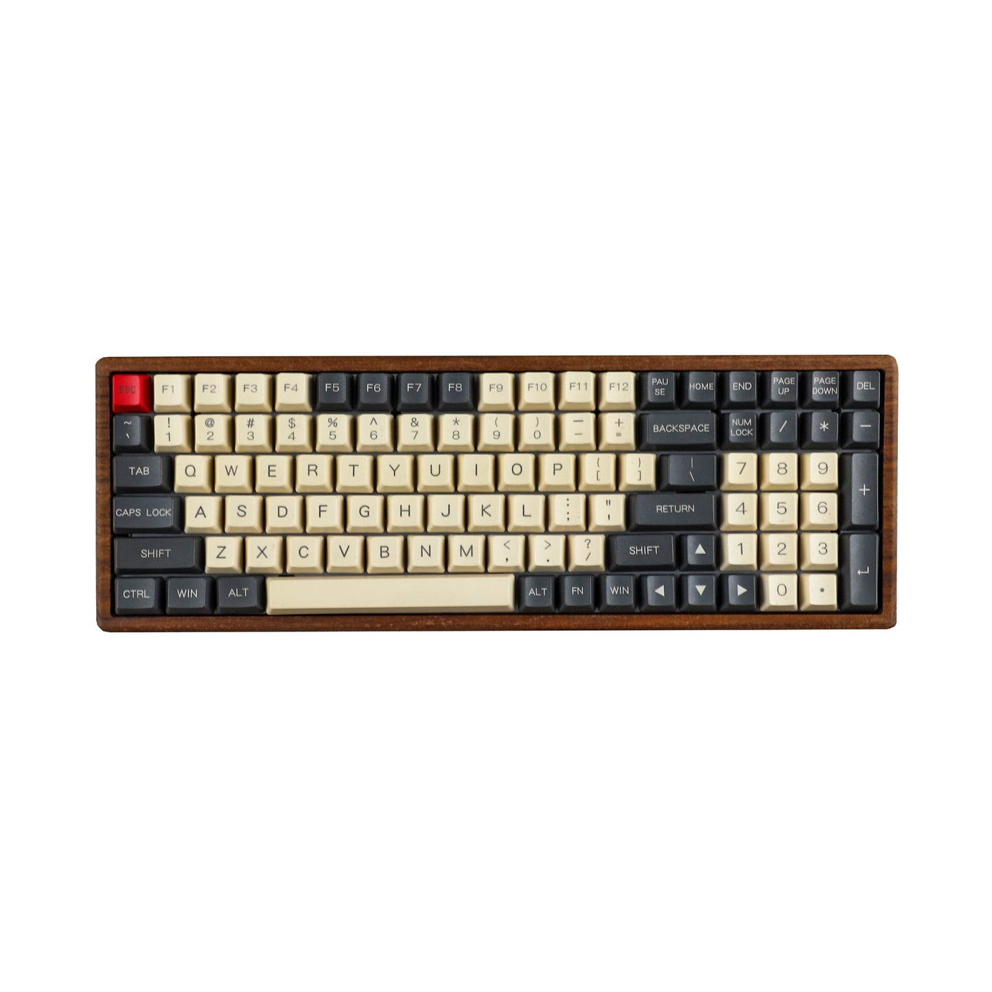 YMD96XS Ble Bluetooth Wireless Version Wooden case Mechanical keyboard kit(Standard ANSI ISO QMK Via)