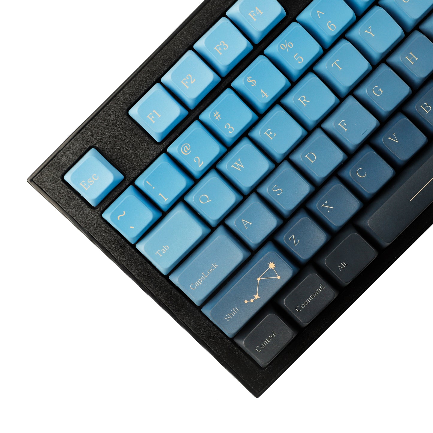 YMDK Starry Stars Theme 137 Keycaps(MDA Profile PBT)