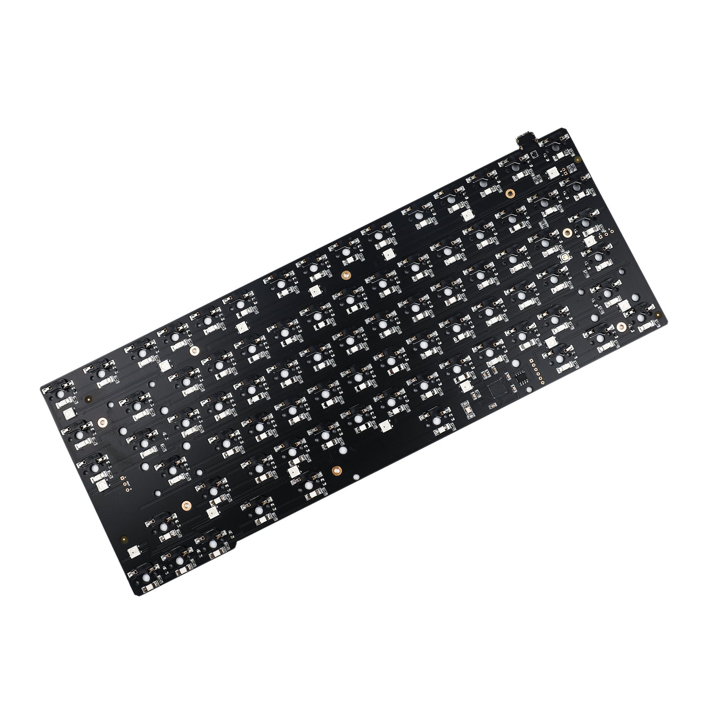 ID80 ASIN ISO QMK Swappable Hot Swap Type C PCB VIA Support ID80 V2 ISO ASIN Case