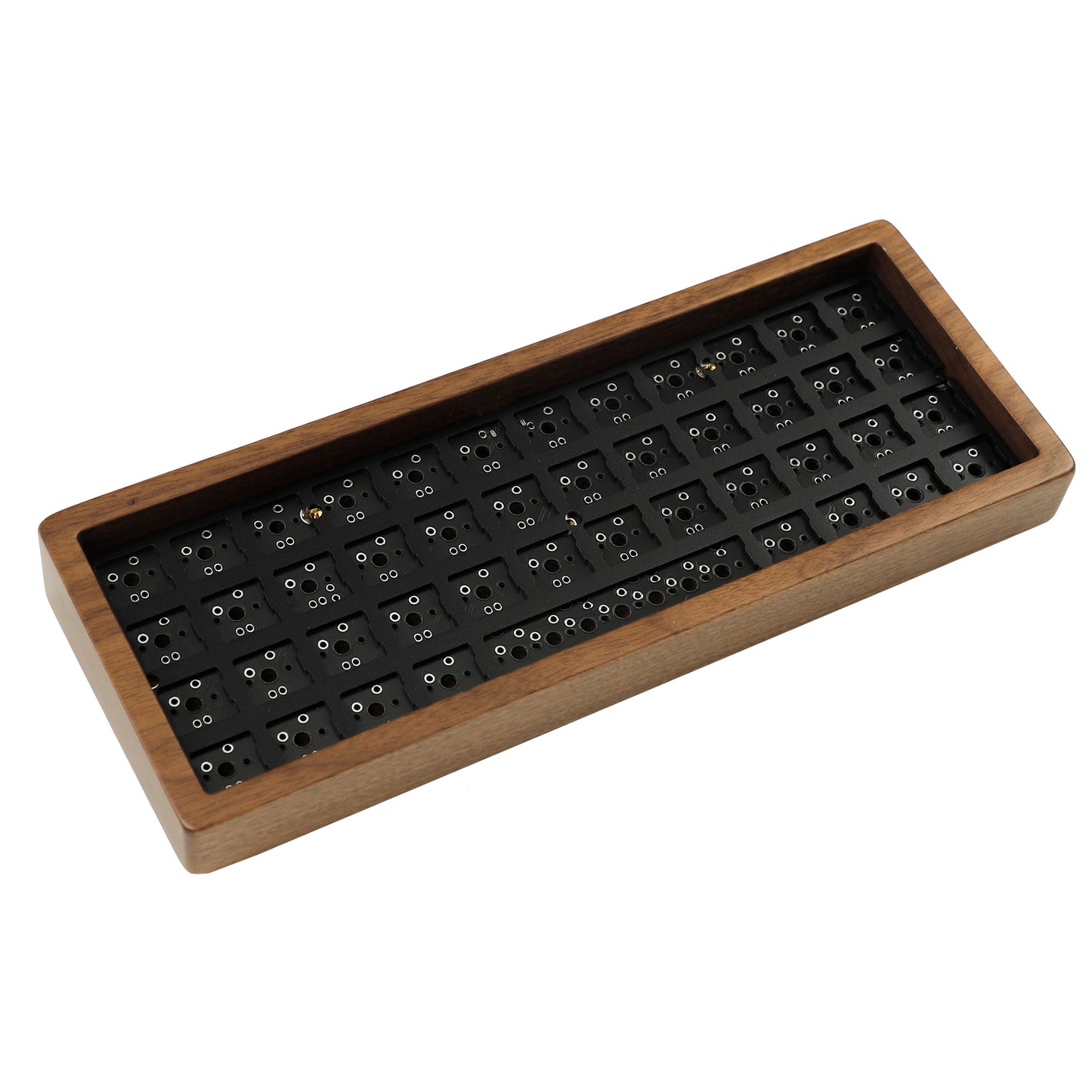 YMD40 V2 Mini Cute Air40 DIY Wooden case Mechanical Keyboard Kit(Support QMK VIA Type C Soldering PCB)