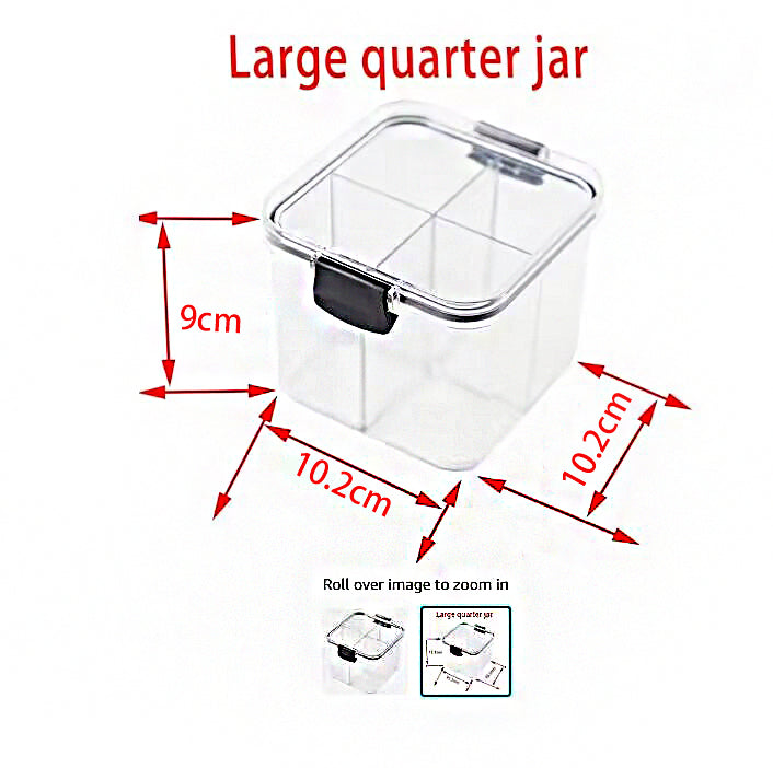 YMDK Switch Storage Mechanical Keyboard Switch Keycaps Sealed Jar Storage Bottle Display Can Keycap Storage Box Switch Jar